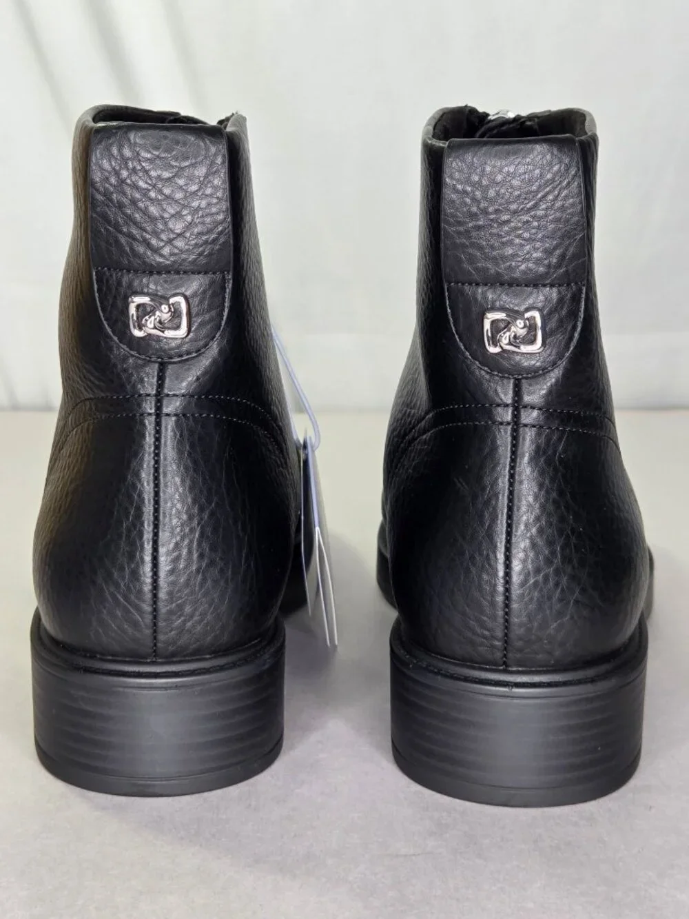 Aerosoles Poshia Chelsea Bootie, Black Faux Leather, 7.5M